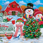 On The Tree Farm Glitter 100 Pc