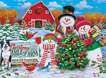 On The Tree Farm Glitter 100 Pc