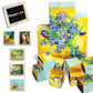 Picassotiles 1    Magnetic Puzzle Building Cubes Blocks Of Popular World Famous Art Paintings With Free Frame, Educational Steam