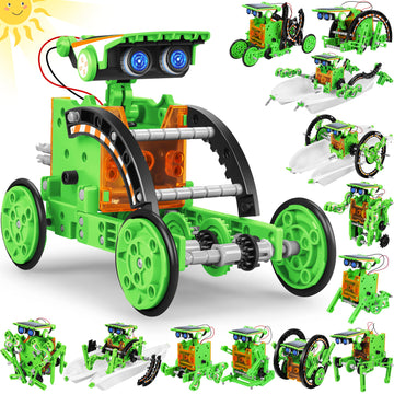 Bottleboom Stem 13-In-1 Education Solar Power Robots Toys For Boys Age 8-12, Educational Toy Science Kits For Kids Experiment Ro