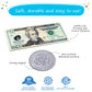 48 PCS Large Double-Sided Magnetic Money - Play Money for Kids for Learning, Pretend Money for Classroom, Toy Money, Play Coins