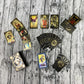 Sunhhx Tarot Cards Set, 78 Tarot Cards Deck Pvc Waterproof Wrinkle Resistant Gold Foil Classic Tarot Cards With English Instructions Book Rectangular Tarot Card Stand, For Tarot Beginners And Expert
