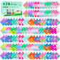 128 Pcs Party Favors Fidget Toys Bulk For Kids 6-8 Fidgets Packs Sensory Stress Bauble Mini Push Pop Keychain Treasure Box Classroom Prizes For Boy Girl Adult