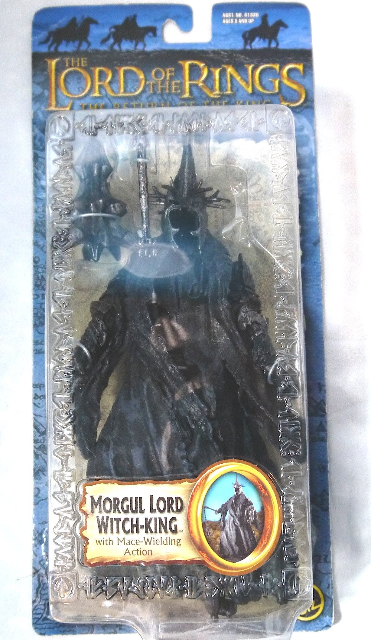 The Lord Of The Rings Morgul Lord Witch King Action Figure - Medium Black Plastic - Model 81301