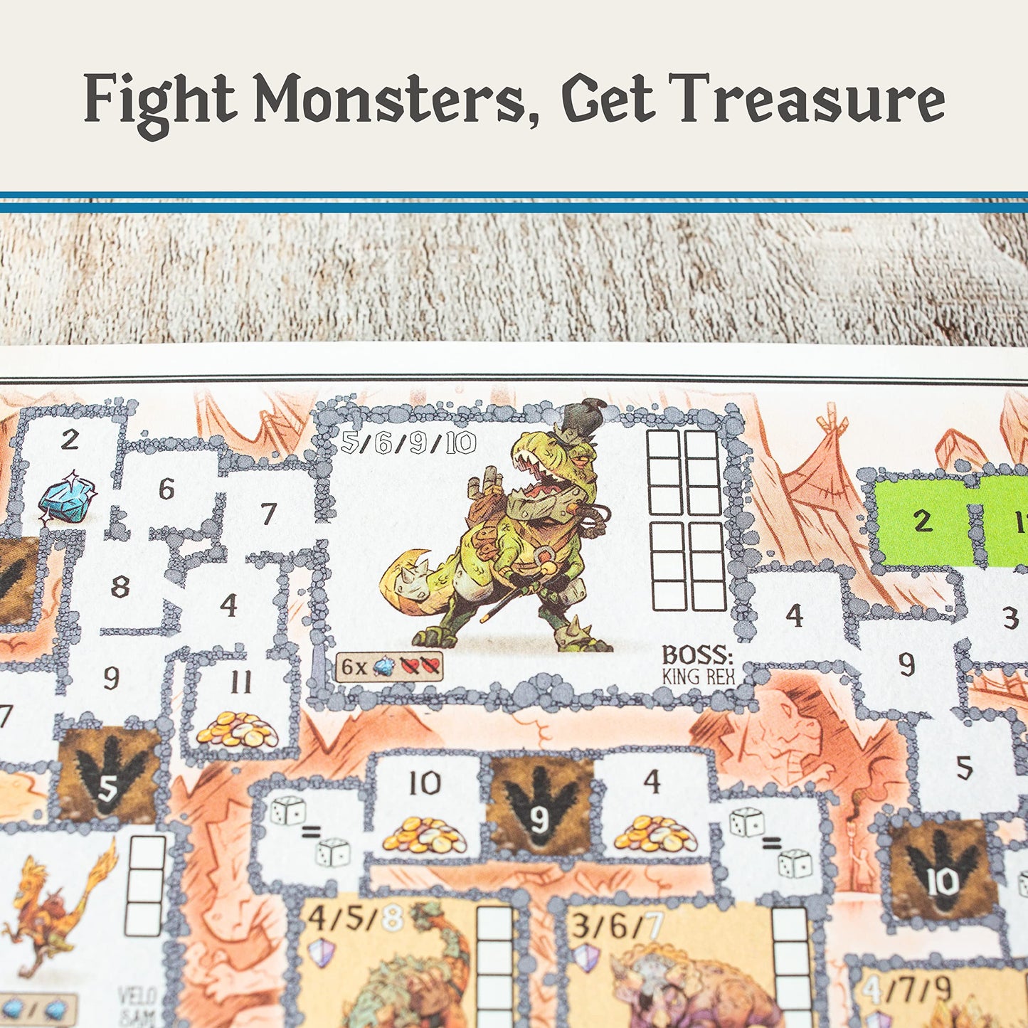 Ravensburger Dungeons  Dice & Danger - an Easy to Learn Roll and Write Strategy Game for Ages 12 and Up