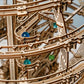 Wood Trick Wooden Marble Run Electric Motorized - 3D Wooden Puzzles for mature-themeds and Kids to Build - 17x16 in - Marble Maze Wooden Model Kits for mature-themeds and Teens to Build