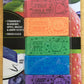 I-N-C Fruit Scented Latex-Free Erasers 5 Count,Red, Orange, Green, Blue & Purple