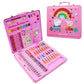 Peppa Pig Kids Art Set with Travel Case - Complete Drawing and Coloring Kit