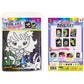 VHALE Foil Art Craft Kit 6 Pack Sticker Picture (9.5 x 6.5 inch), 48 Foil Sheets and 6 Skewers, Peel and Paste Sparkly Foil Art,