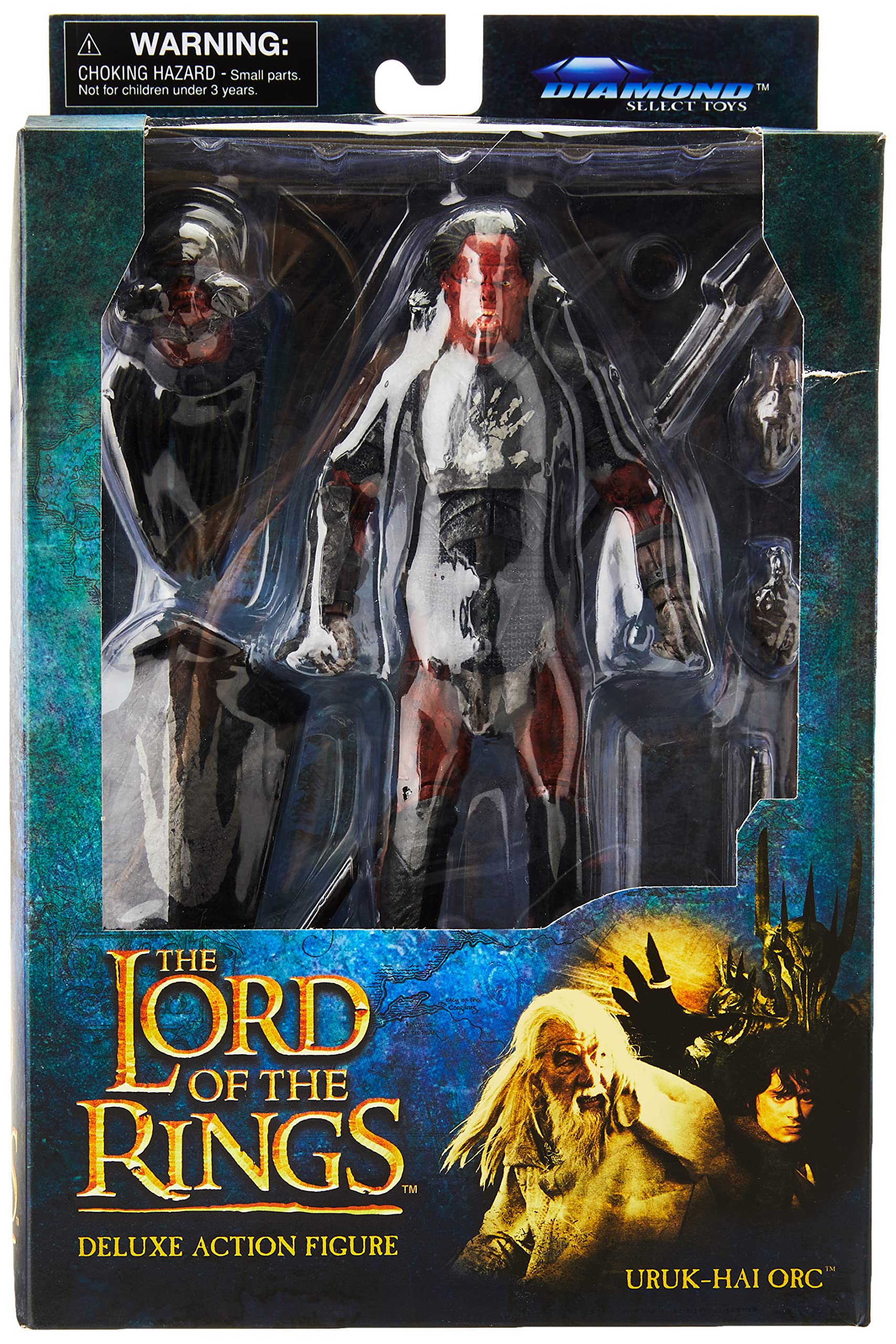 Diamond Select Toys The Lord of The Rings: Uruk-hai Action Figure  Multicolor