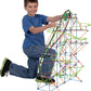 Basic Fun K'Nex Typhoon Frenzy Roller Coaster Building Kit, Gray, Model 51438, Metal Construction