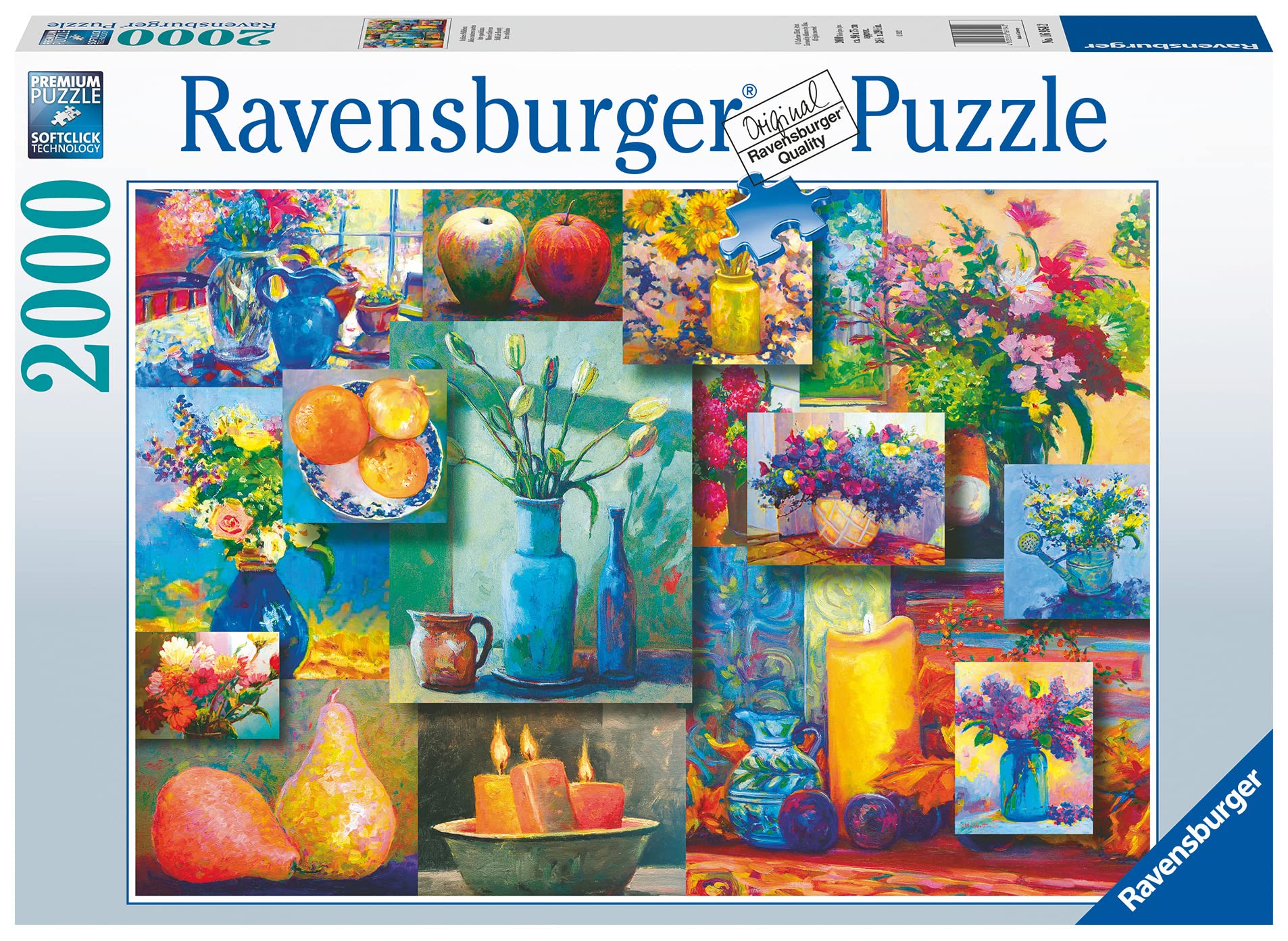 Ravensburger Still Life Beauty Jigsaw Puzzle - 2000 Piece Artistic Challenge | Unique Softclick Technology | Fsc Certified Mater