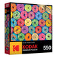RoseArt 550 Piece Jigsaw Puzzle - Kodak Premium Lots of Sprinkles Donuts - Multi-colored Cardboard