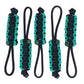 Bubbasgaragetv - Large Heavy Duty Paracord Zipper Pulls (Turquoise)