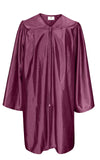 GradPlaza Shiny Choir Robe Kindergarten Preschool Graduation Gown Shiny Graduation Gown for Kids Maroon Size 33