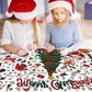 Ohome Xmas Giant Coloring Poster/Tablecloth-Christmas Crafts For Kids-30 X 72 Inches Jumbo Paper Coloring Banner Kids Gifts Acti