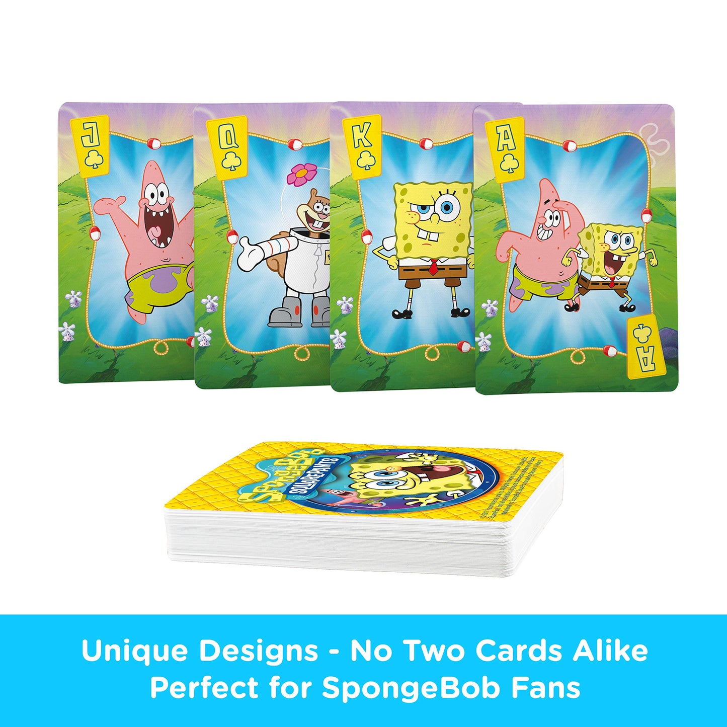 Aquarius Spongebob Playing Cards - Spongebob Squarepants Themed Deck Of Cards For Your Favorite Card Games - Officially Licensed Spongebob Merchandise & Collectibles