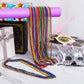 Henoyso 240 Pcs Mardi Gras Beads Necklaces Bulk 32'' 6Mm Pride Beads Necklace Rainbow Necklaces For Unisex Gay Pride Month Parad