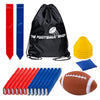 Flag Football 12 Players 3 Flags mature-themed Kids Youth Set 55 Pieces with Football