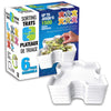 Ki Puzzles Jigsaw Puzzle Sorting Trays. 6 Stackable Trays - Puzzle Storage - Holds Up To 1500 Pieces