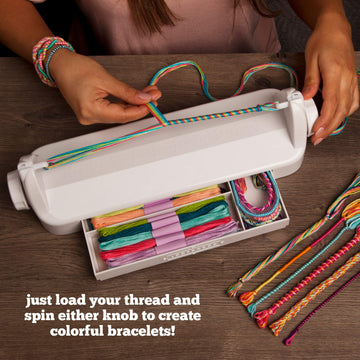 Loopdedoo Diy Kids Bracelet Maker Kit - Make Bracelets In Minutes For Birthdays, Friendship Day, Christmas Gifts - Award Winning