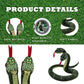 Yohaki Snake Plush Toy,52'' Washable Simulated Snake Plush Cuddle Toy, Soft And Cute Children'S Gift For Boys And Girls, Birthda