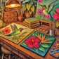Springbok Hummingbirds and Hibiscus 1000 Piece Jigsaw Puzzle for Adults - Unique Cut Pieces - Made in USA