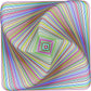 Bgraamiens Puzzle-Twisted 3D Colorful Squares-1000 Pieces Square Puzzle Color Challenge Jigsaw Puzzles For Adults And Kids