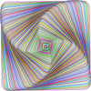 Bgraamiens Puzzle-Twisted 3D Colorful Squares-1000 Pieces Square Puzzle Color Challenge Jigsaw Puzzles For Adults And Kids