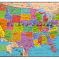 Hennessy Puzzles 1000 Piece Jigsaw Map - USA Highways, Rivers & Capitals, Chipboard, Model 2902
