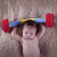 Wod Toys Baby Fitness Plush Set With Rattles & Sensory Sounds - Safe, Durable Fitness Toys For Newborns, Infants And Babies 0+