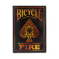 Bicycle Fire Element Playing Cards