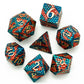 UDIXI Metal Dice Set, Dragon Scale D&D Metal DND Dice with Dice Pouch for Role Playing Games Dungeons and Dragons and Other Tabl