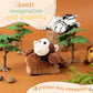 Forest & Twelfth Stuffed Monkey, Single Mini Stuffed Animal Plush Toy For Kids, Jungle Party Favors And Goody Bags, Classroom Tr