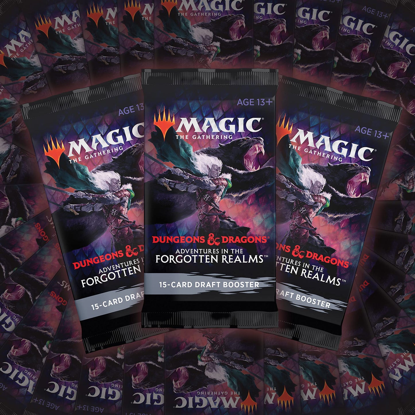Magic: The Gathering Adventures In The Forgotten Realms Draft Booster Box | 36 Packs (540 Magic Cards)