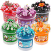 6 Pack Animal Slime Kit, 20 Fl Oz Glitter Slime For Kids, Good Stretchy & Non-Sticky Crunchy Slime Pack, Slime Party Favors Sens