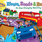 Ravensburger Rivers, Roads and Rails Matching Game - Multicolor, Cardboard, Model 22053, Award-Winning Design for Kids