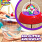 Make Your Own Water Globe Craft Kit For Kids – Diy Crafts Boys Girls Snow Globe Making Kit For Children - Under Sea Inspired Collectible Dog Dinosaur Unicorn Ice Cream Figurines Ages 4+