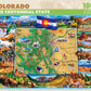 Colorado Map Puzzle 1000 Pc