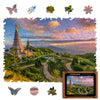 Unidragon Original Wooden Jigsaw Puzzles - Nature Chiang Mai, 125 Pcs, Small 9'X6.2', Beautiful Gift Package, Unique Shape Best Gift For Adults And Kids