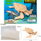 Puzzled 3D Puzzle Green Turtle Model Kit, 26-Piece Wood Craft Construction, DIY Educational Toy, Model 1223