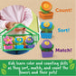 Learning Resources Growing Greenhouse Playset, Montessori Toys, Green, Ages 18 Months+, Model LER3605, 12 Pieces