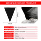 Tsmd Solid Black Pennant Banners Flags String Diy Bunting Flags,Party Decorations For Grand Opening,Kids Birthday,Party Events C