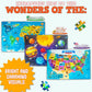 Only Zest Educational Floor Puzzles 3 Pack - World Map Puzzles for Kids Ages 4-8, United States Puzzle & Solar System Set, 48 Ju