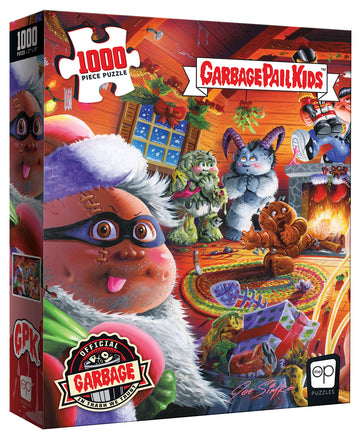 Garbage Pail Kids “Wreck The Halls” 1000 Piece Jigsaw Puzzle | Collectible Puzzle Artwork Featuring Original Gpk - Chris Mess, Drippy Dan, And More | Officially-Licensed Gpk Puzzle & Merchandise