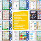 Gufino Bilingual Activity Books For Kids Ages 3-5 - English & Spanish Interactive Workbook Learning Toys: Abcs, Numbers, Shapes,
