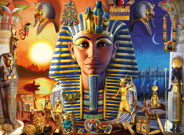 Ravensburger The Pharaoh'S Legacy 300 Piece Xxl Jigsaw Puzzle | Engaging Ancient Egypt Theme | Age-Appropriate Challenge For Kids | Robust, Glare-Free Pieces | Ideal Gift For Puzzle Lovers