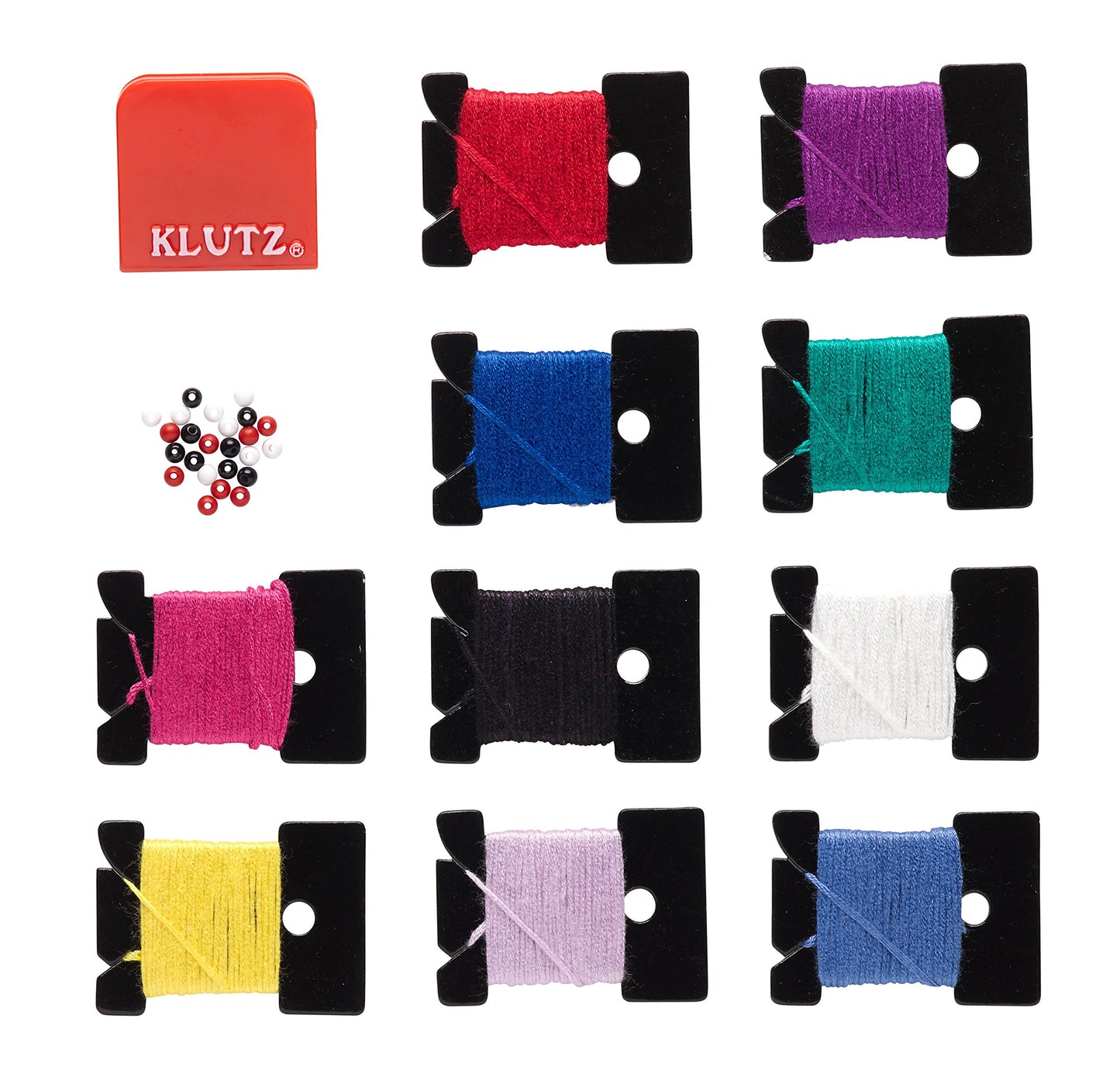 Klutz Friendship Bracelets Craft Kit, Multicolored, 10.5" x 0.69" x 9", Plastic, Model 9781591747000