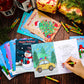 Fulmoon 144 Pcs Christmas Coloring Books with Crayons for Kids Christmas Activity Books Mini Coloring Book Bulk for Toddler Ages