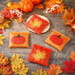 Ceenna 12 Pcs Thanksgiving Bean Bags Halloween Pumpkin Cornhole Game Bags For Tossing Christmas Game Bean Bags Corn Hole Beans B